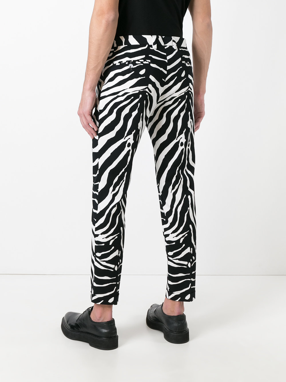zebra print trousers