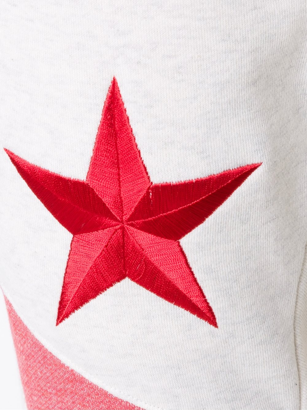 星星刺绣工装裤