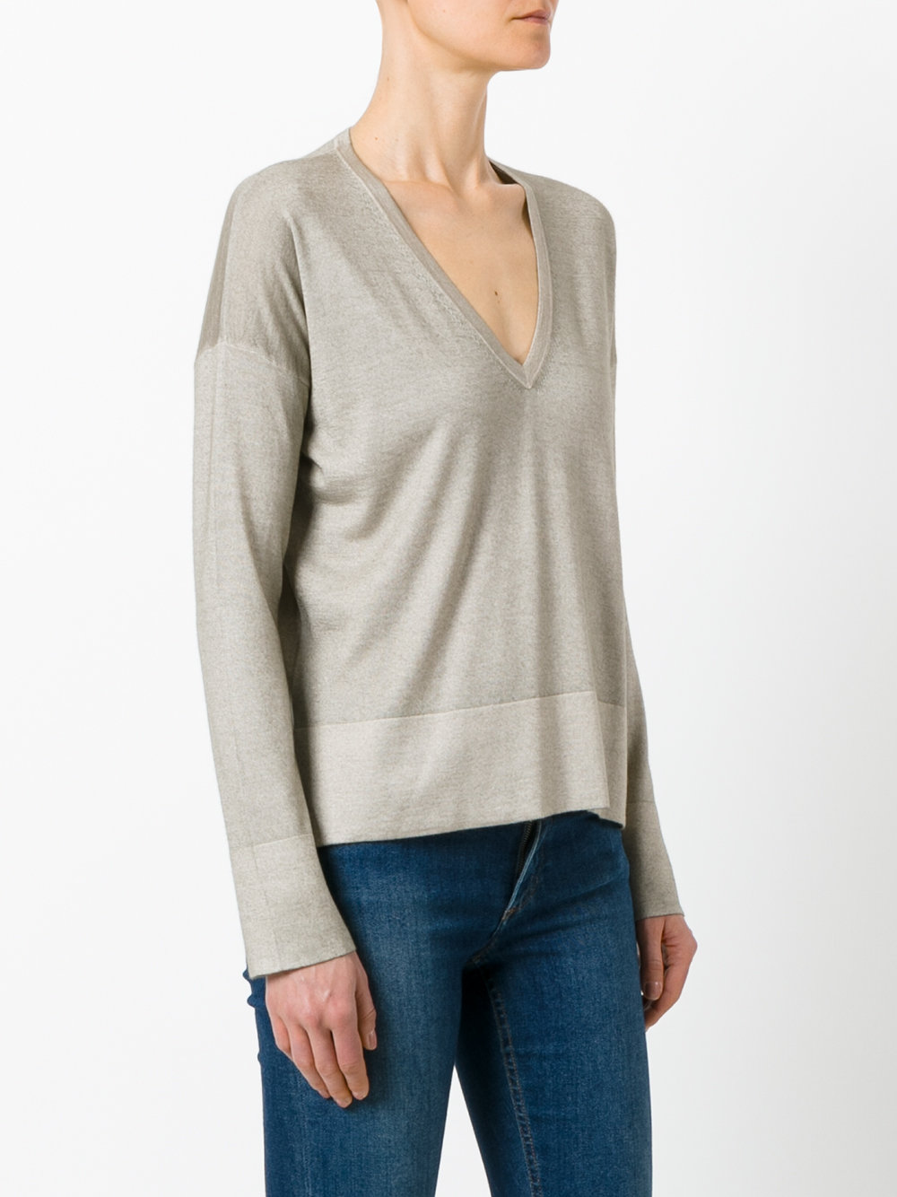 V-neck jumper