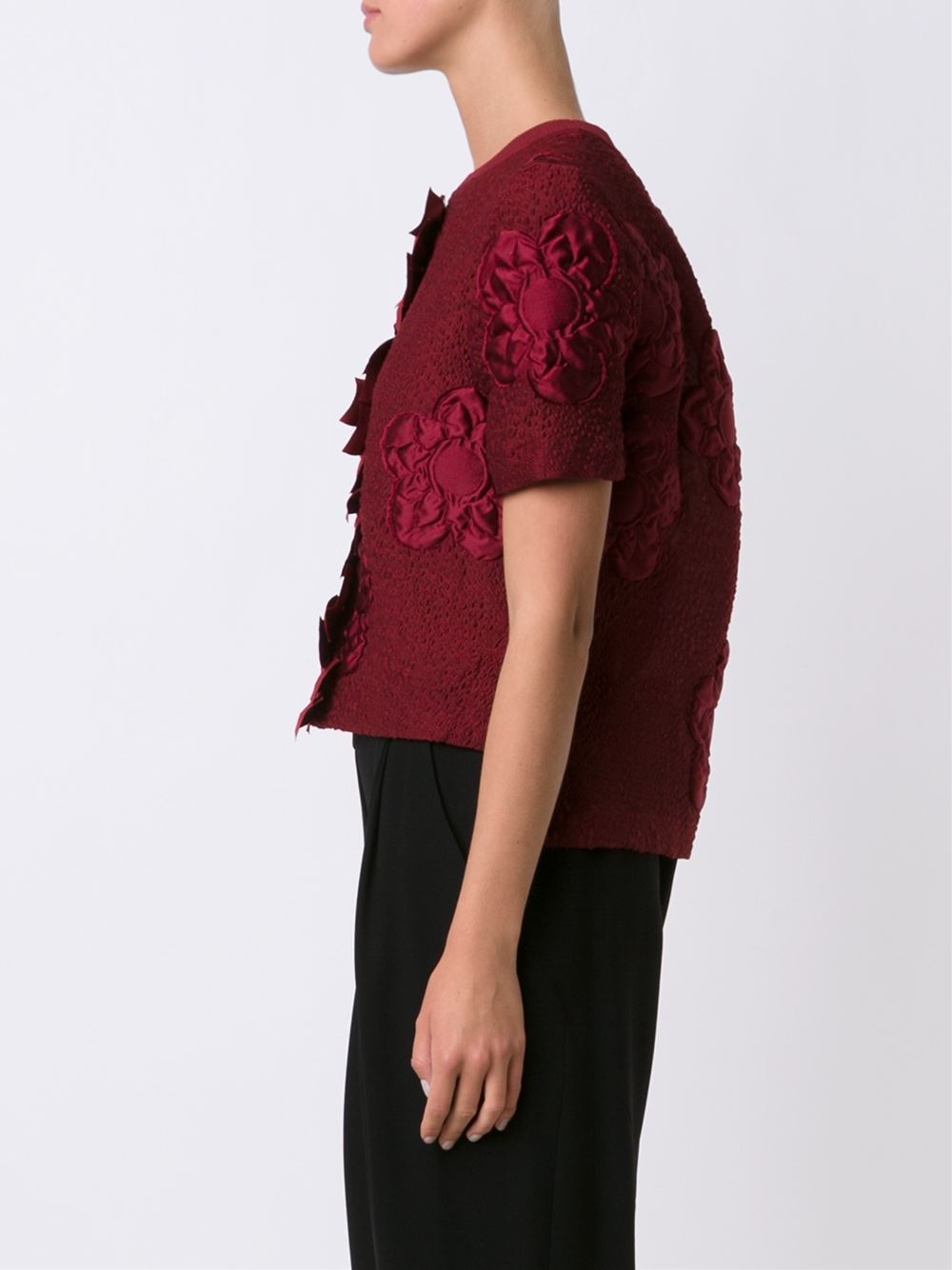 floral motif top