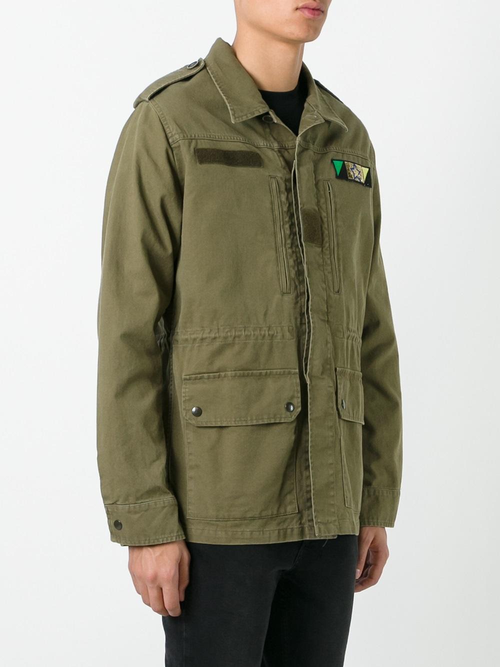 Sweet Dreams shark patch military jacket