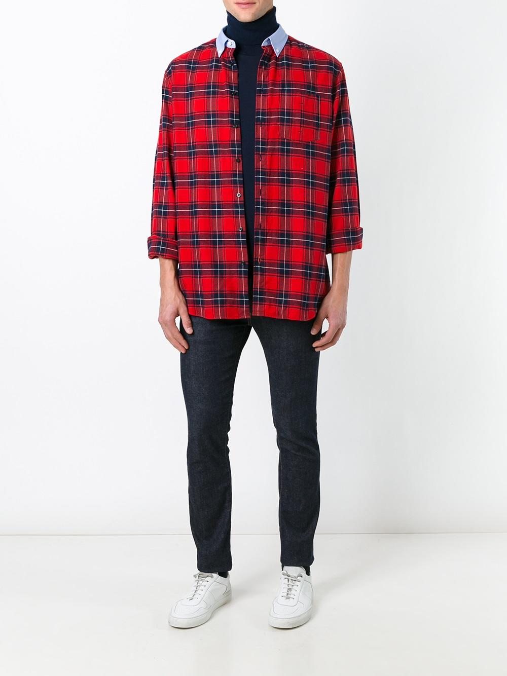 'Clarendon Tartan'格纹衬衫