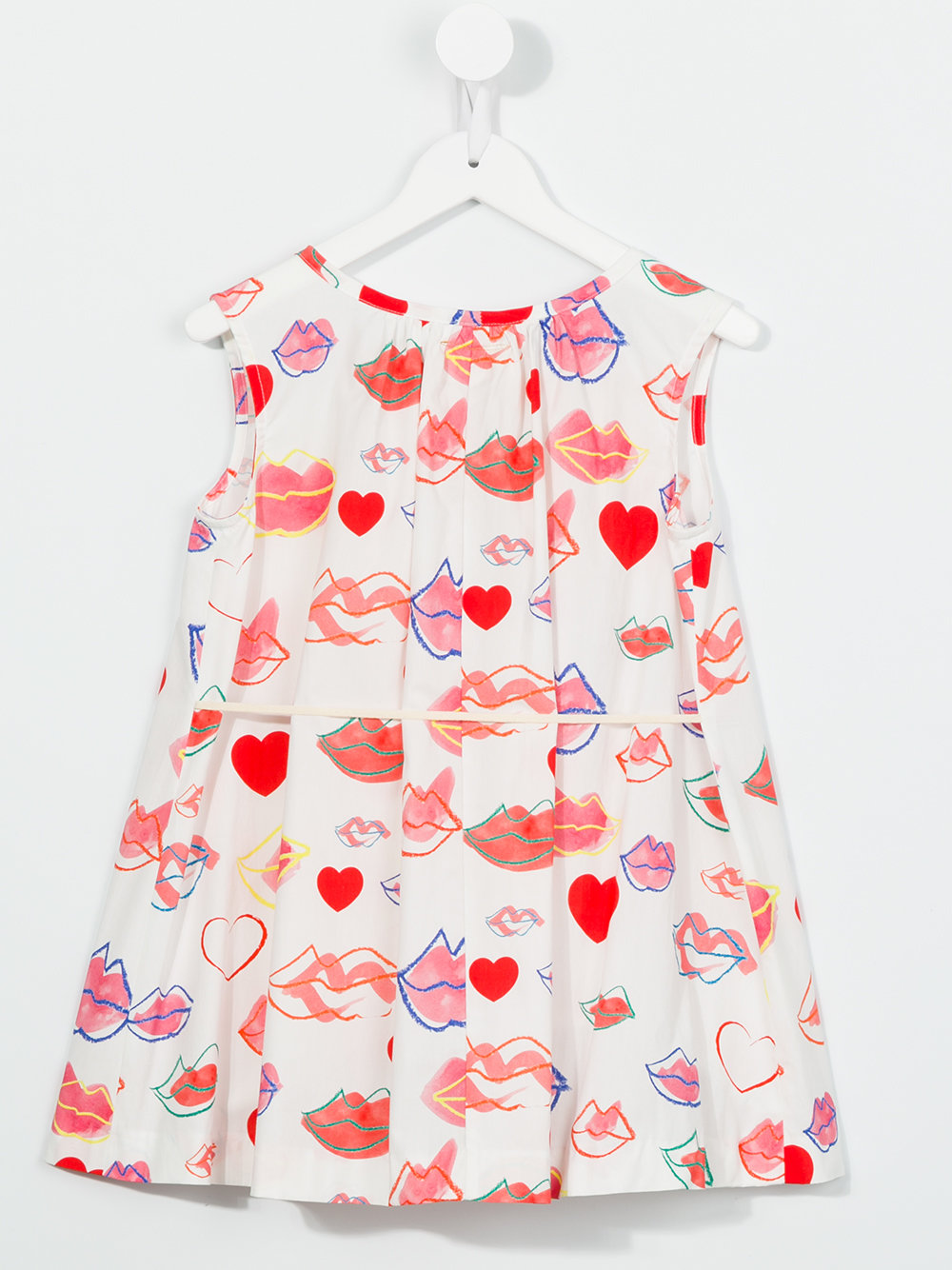 lip print dress