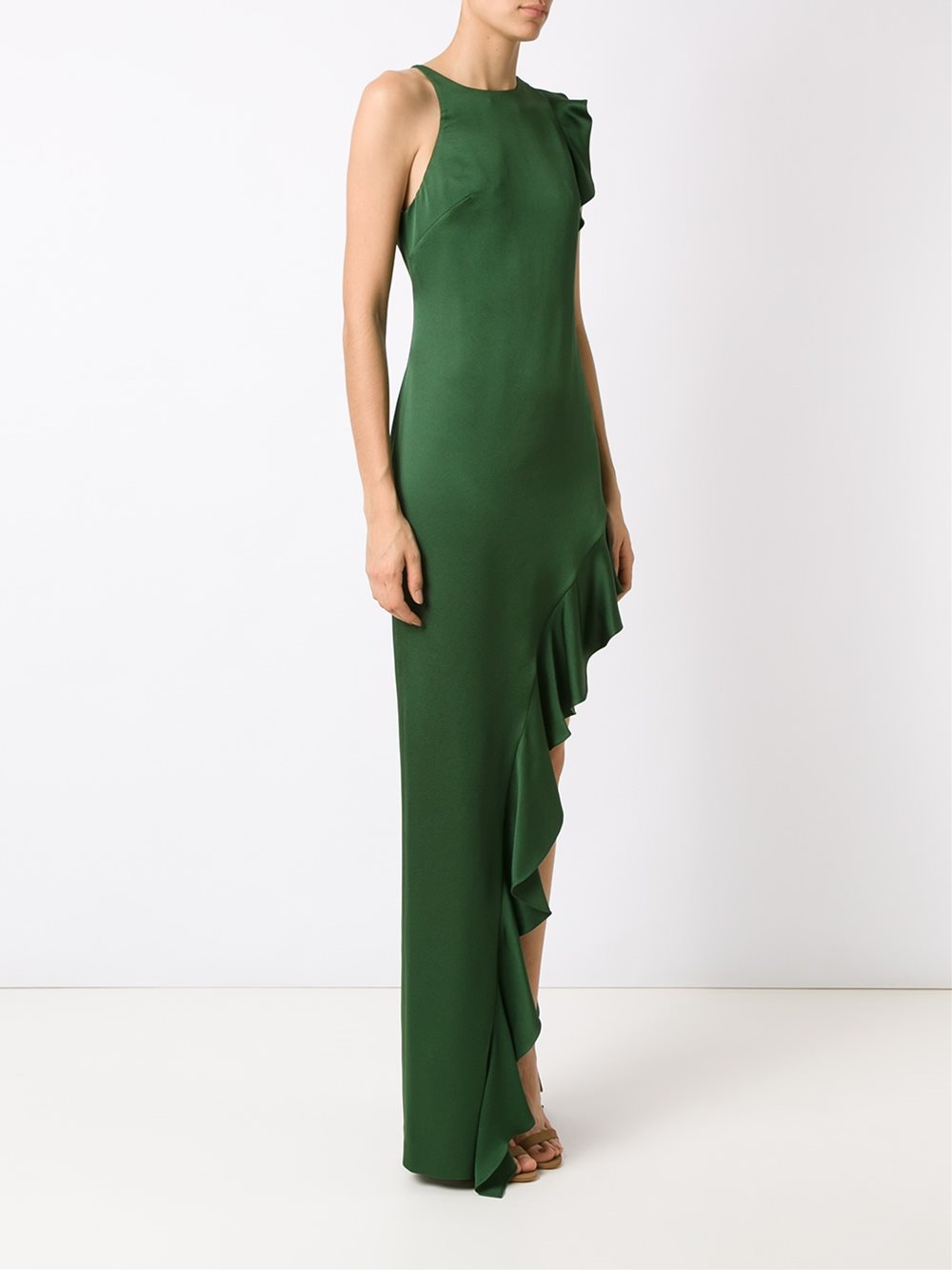 ruffled dress