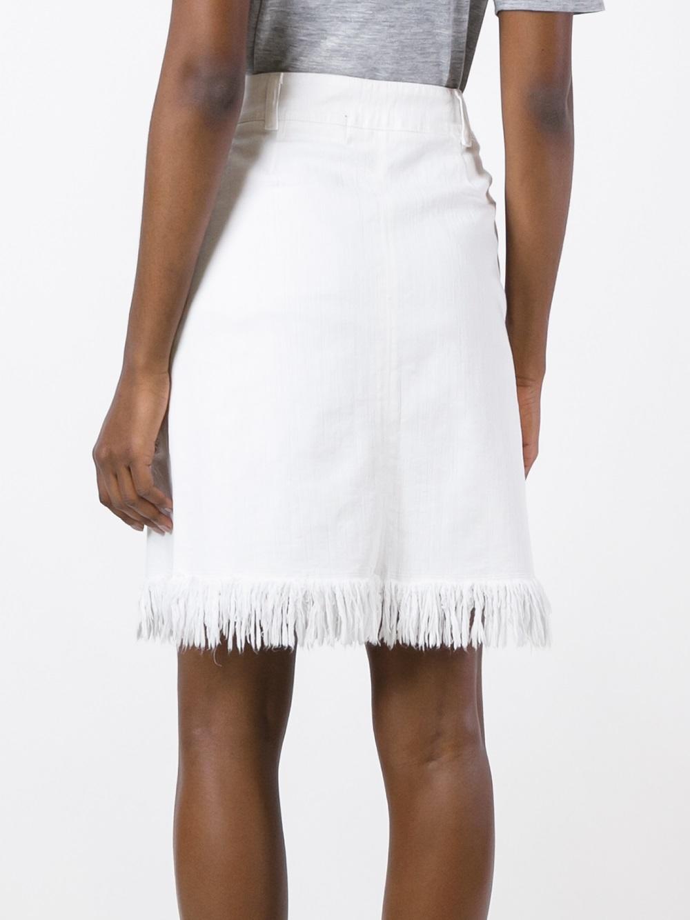 frayed skirt 