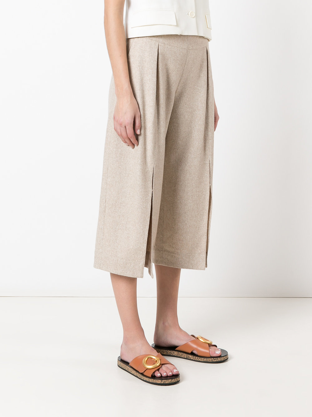 front slit culottes