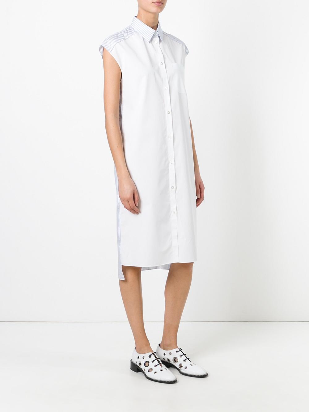sleeveless shirt dress
