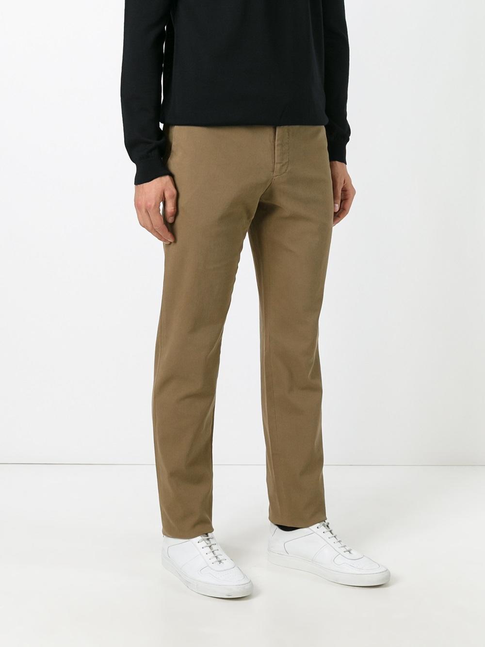 slim-fit trousers