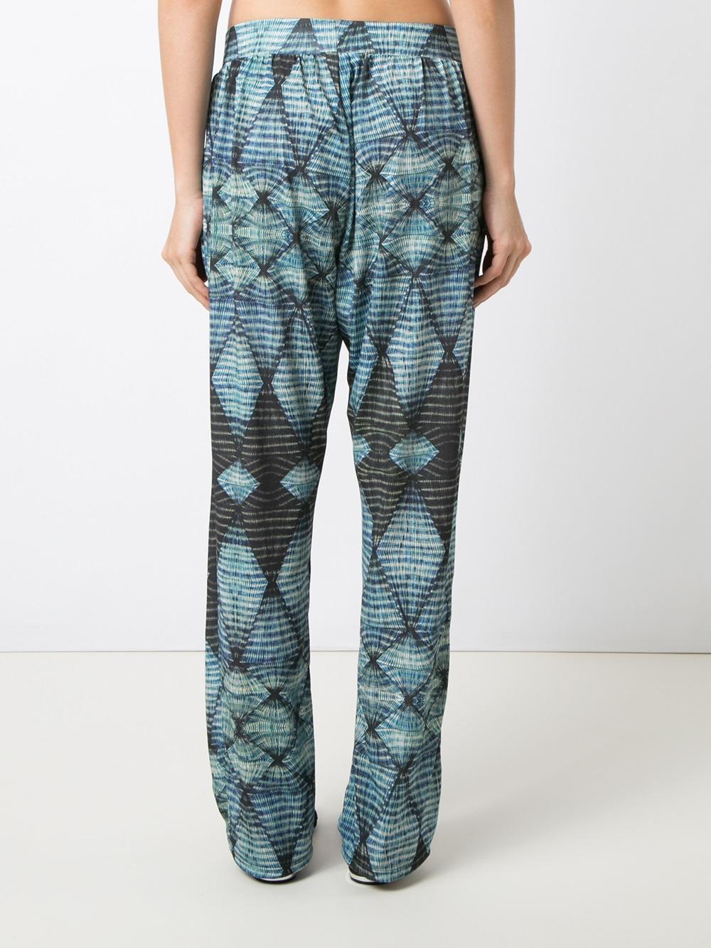 printed trousers