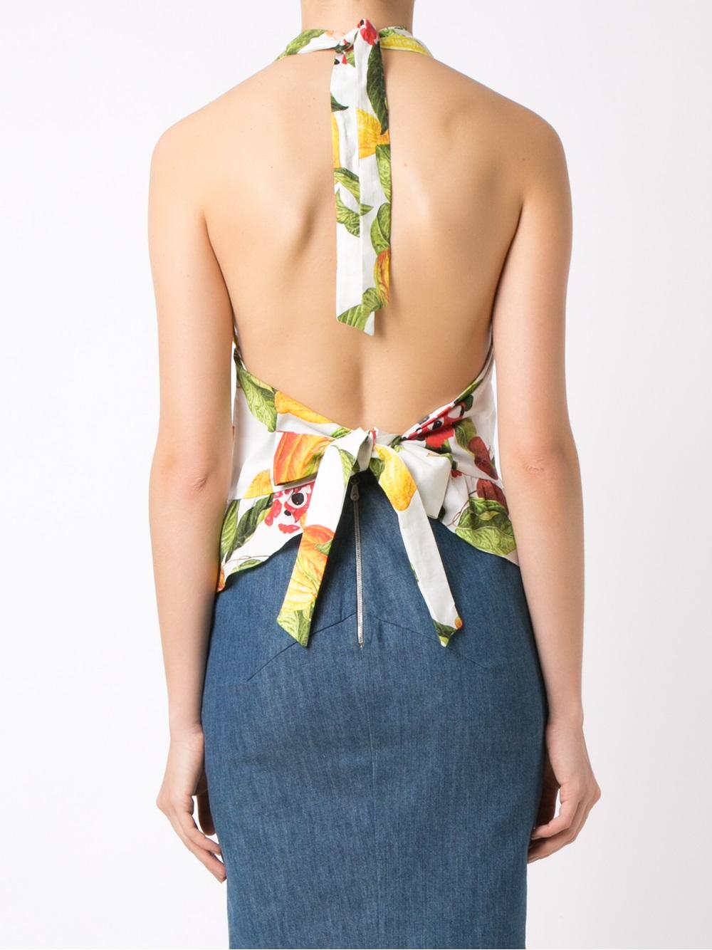 printed top