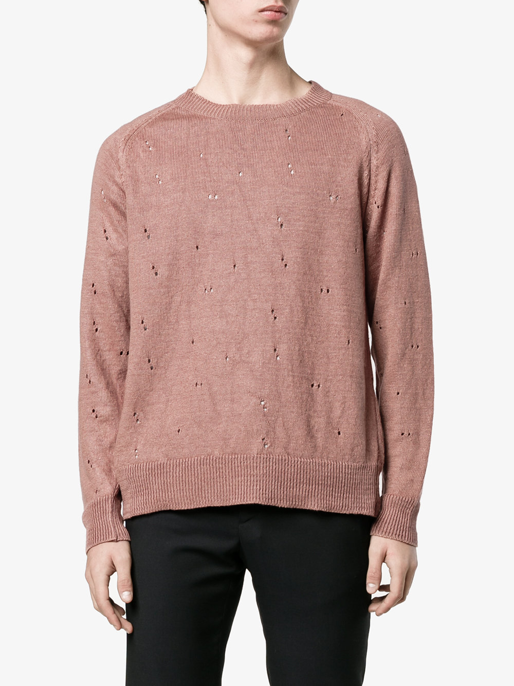 distressed sweater 