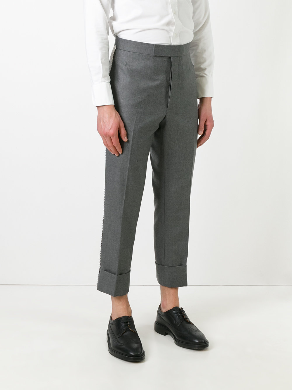 cropped tailored trousers