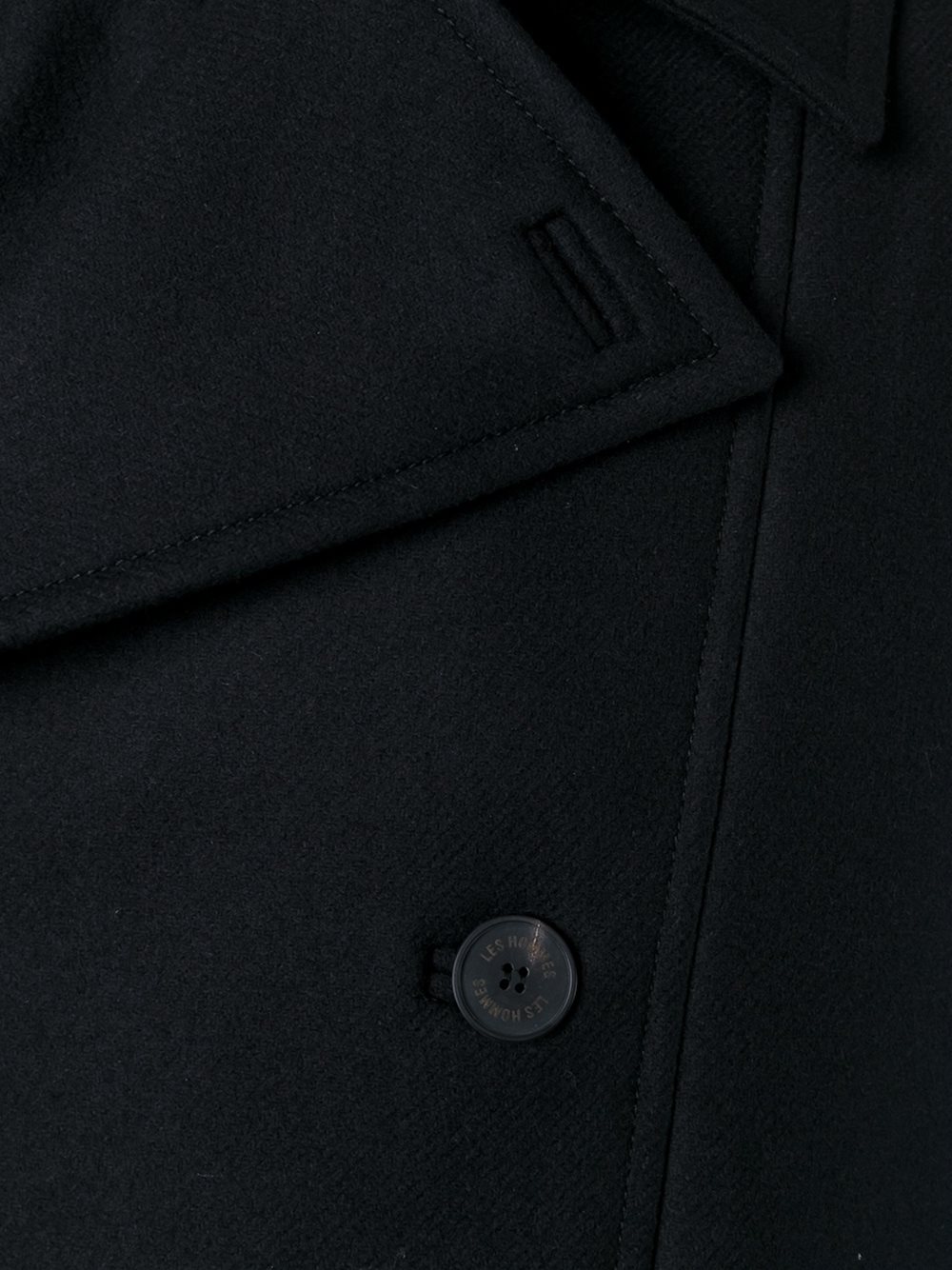 panelled double breasted coat