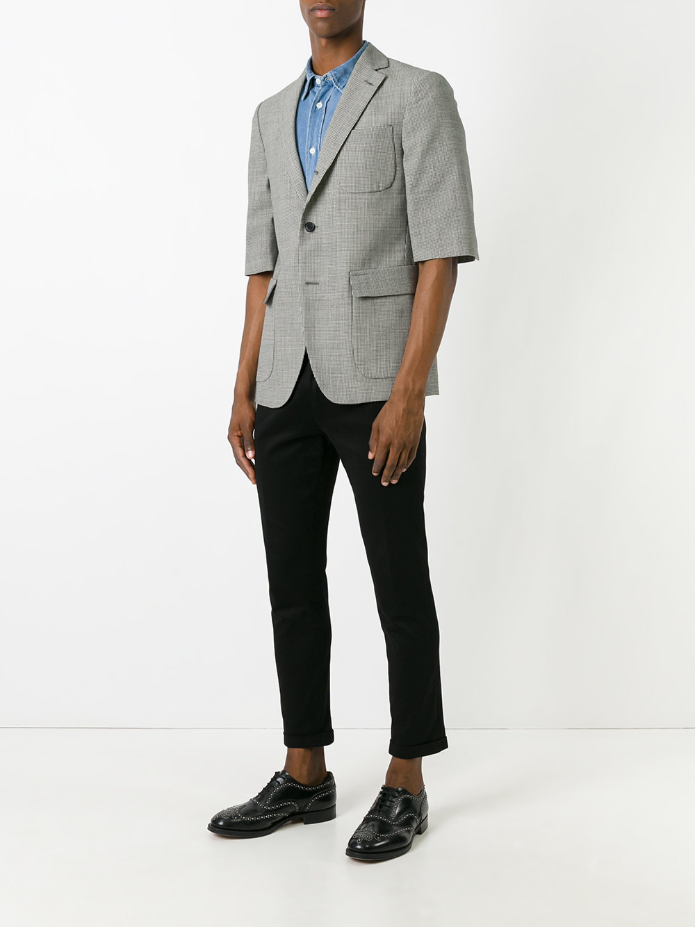 short-sleeve blazer 