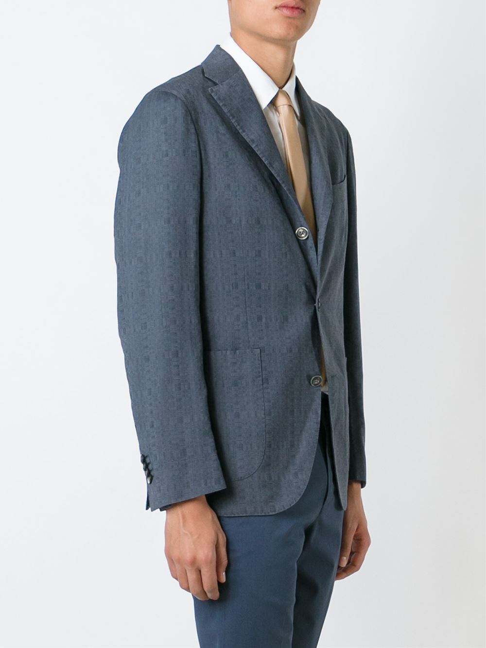 jacquard blazer