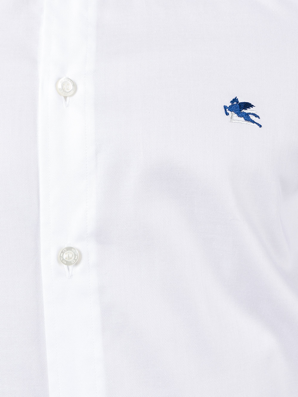 embroidered logo shirt