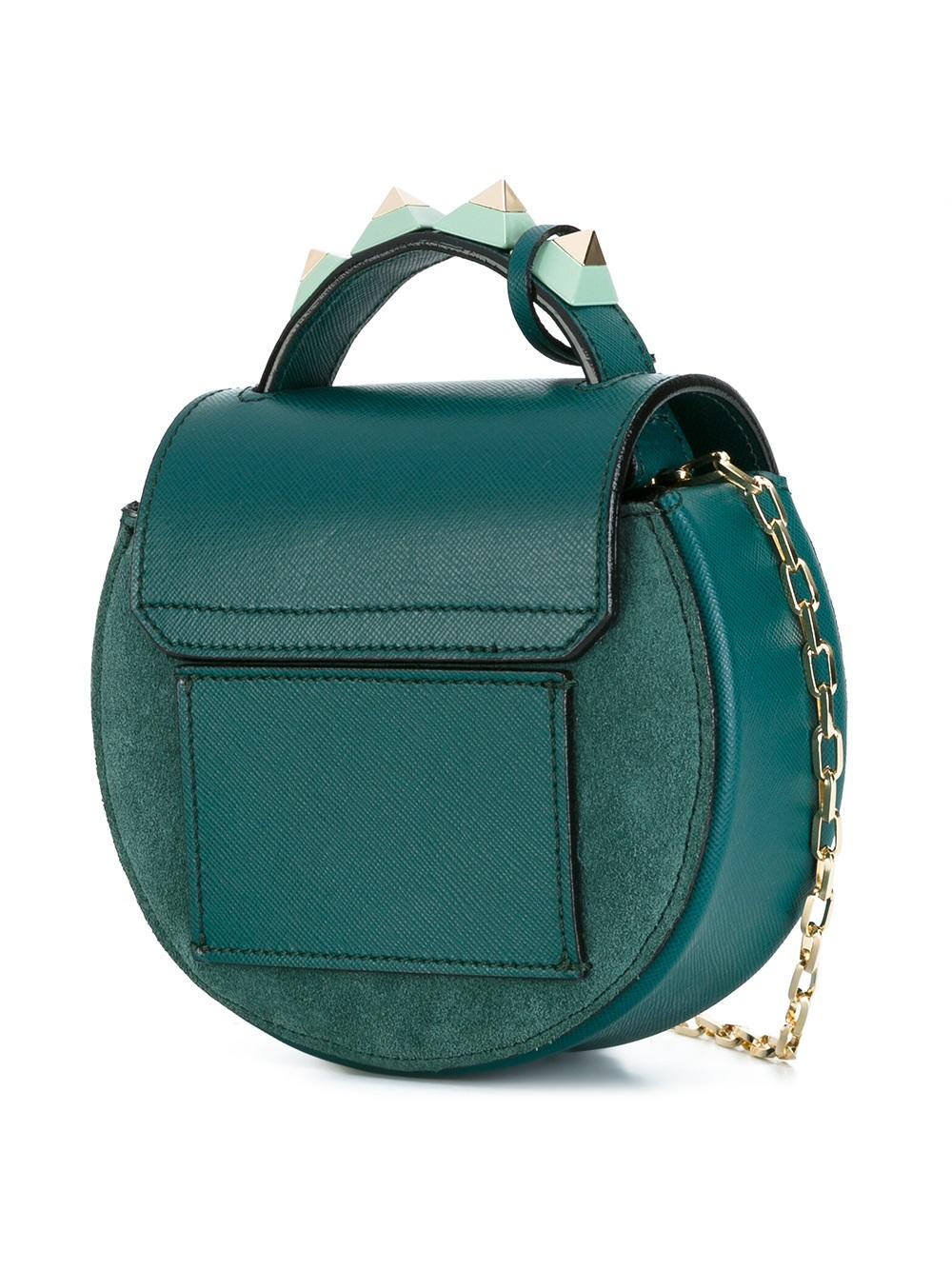 chain strap mini tote