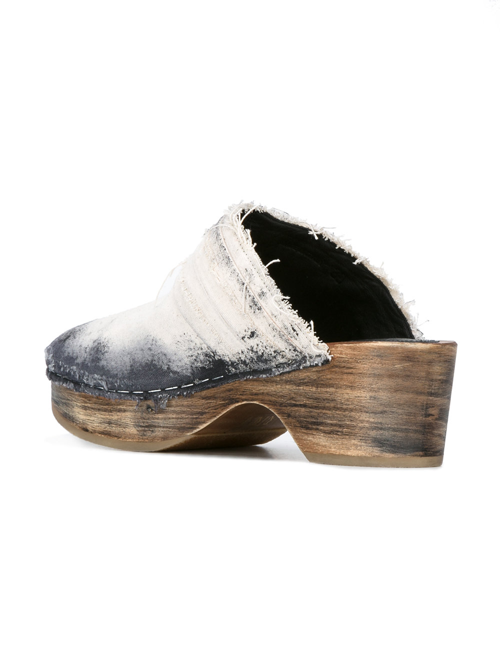 distressed mules