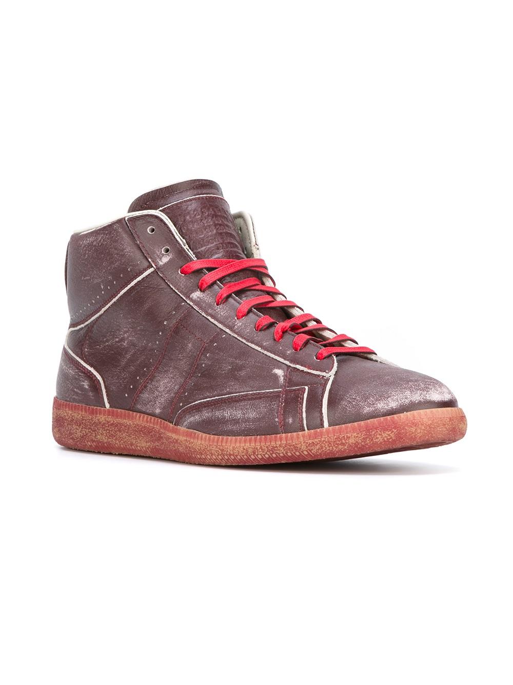 Replica hi-top sneakers