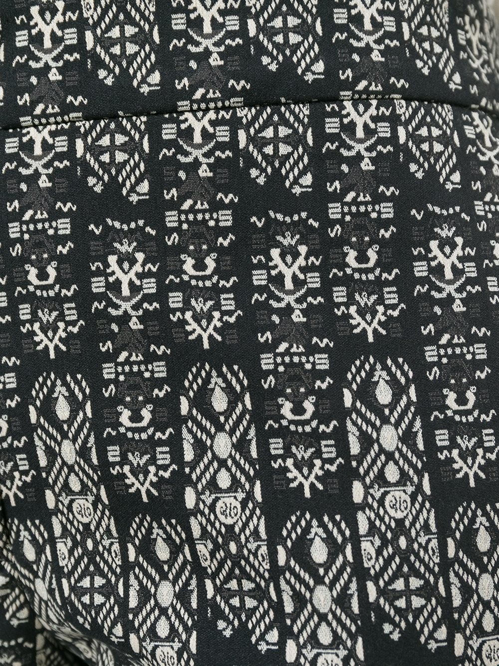 印花九分裤