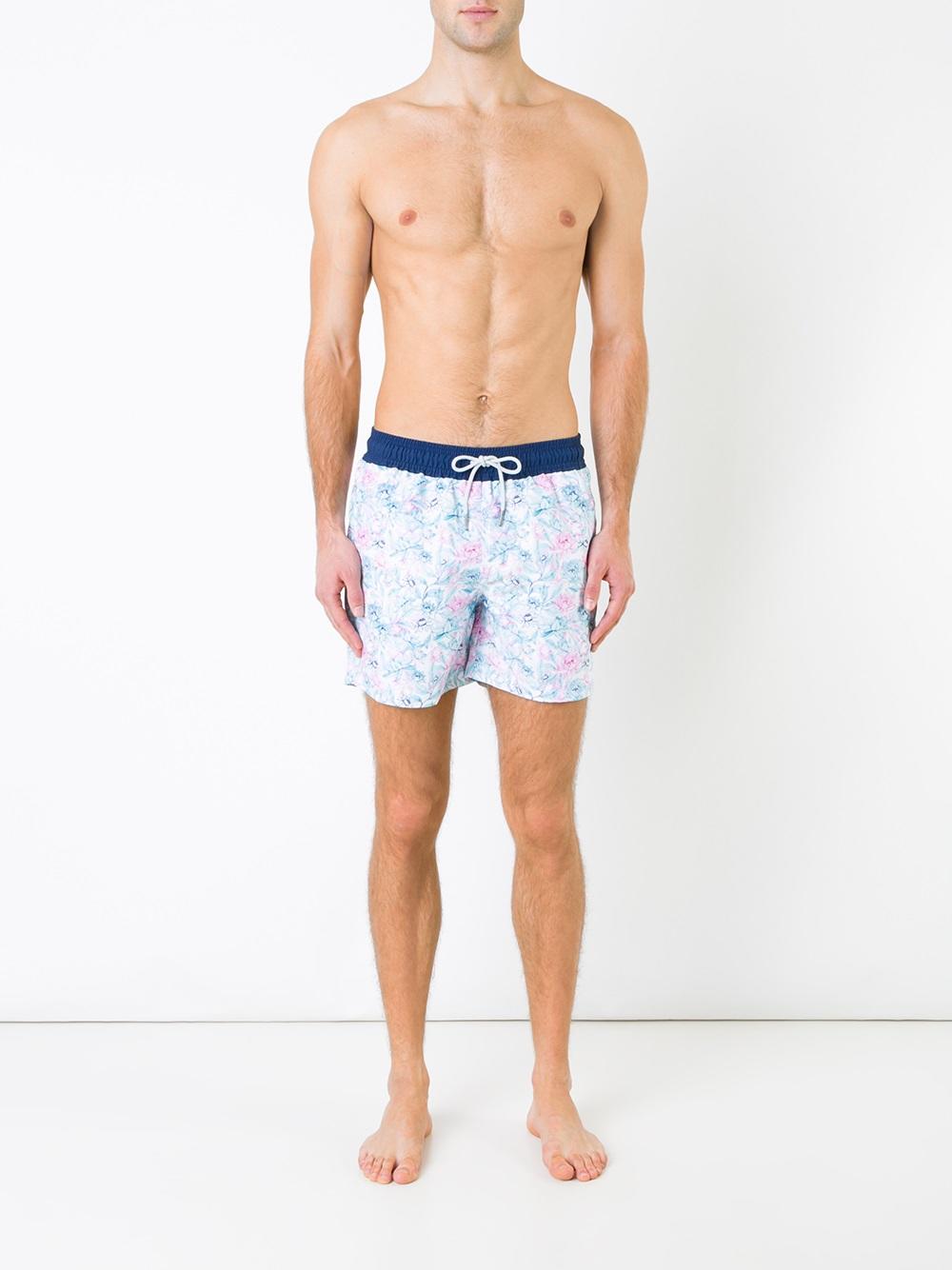 'Core Range' printed swim shorts