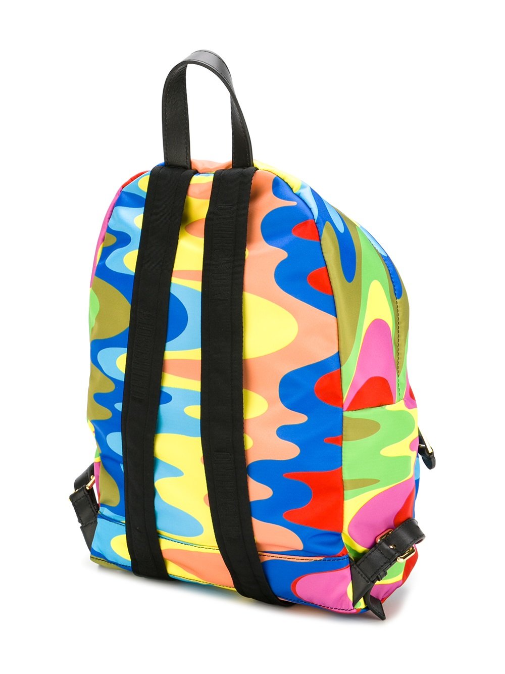 wavy print backpack