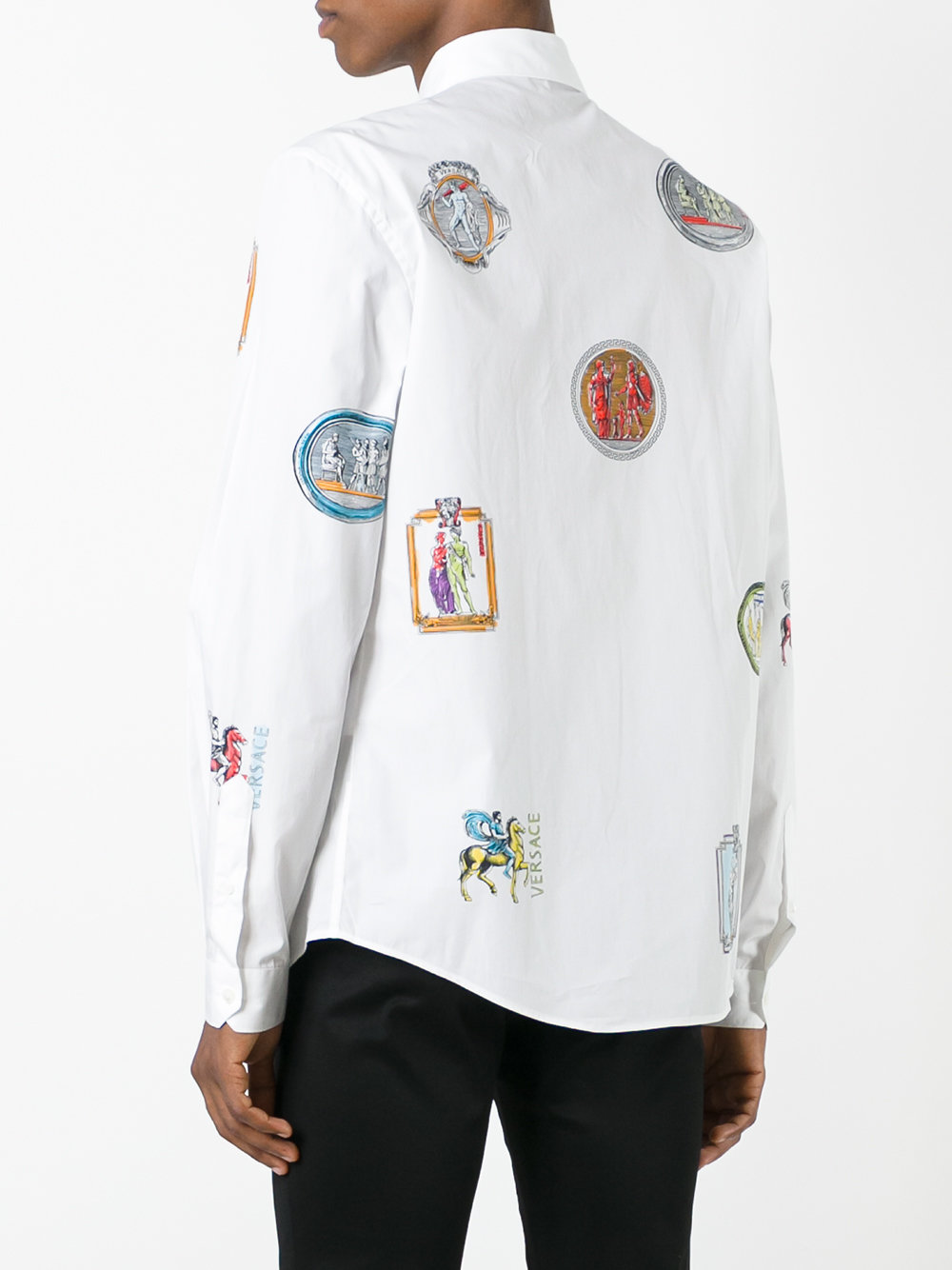 logo print shirt