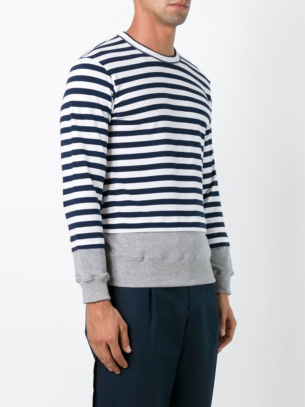 striped sweatshirt