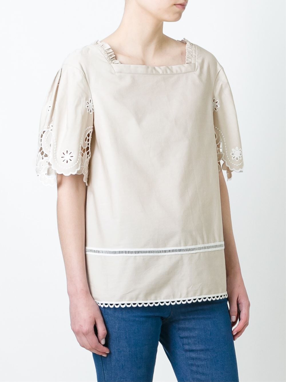 broderie anglaise detail top