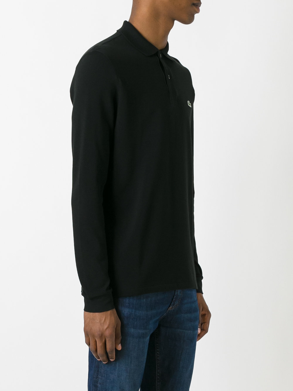 longsleeved polo shirt