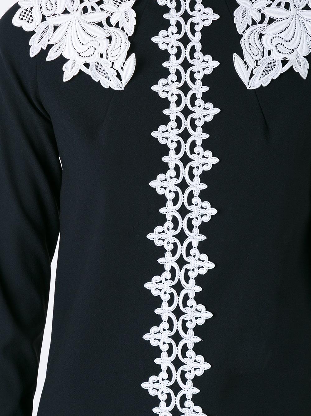 lace detail blouse