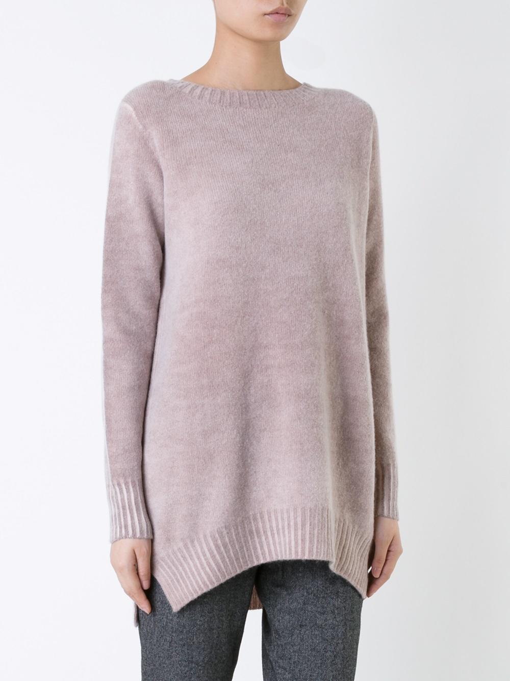 long side slit jumper