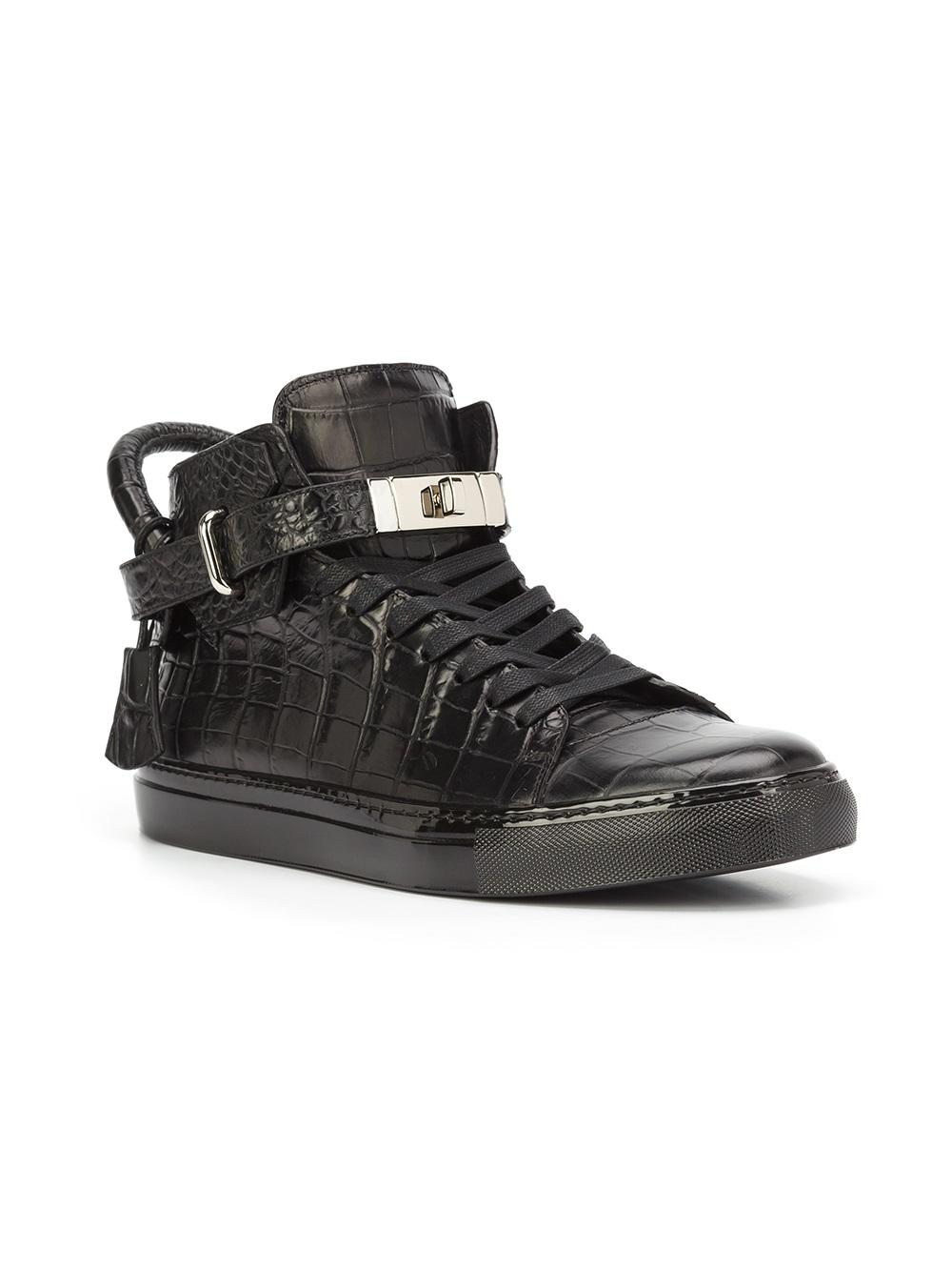 100mm embossed sneakers