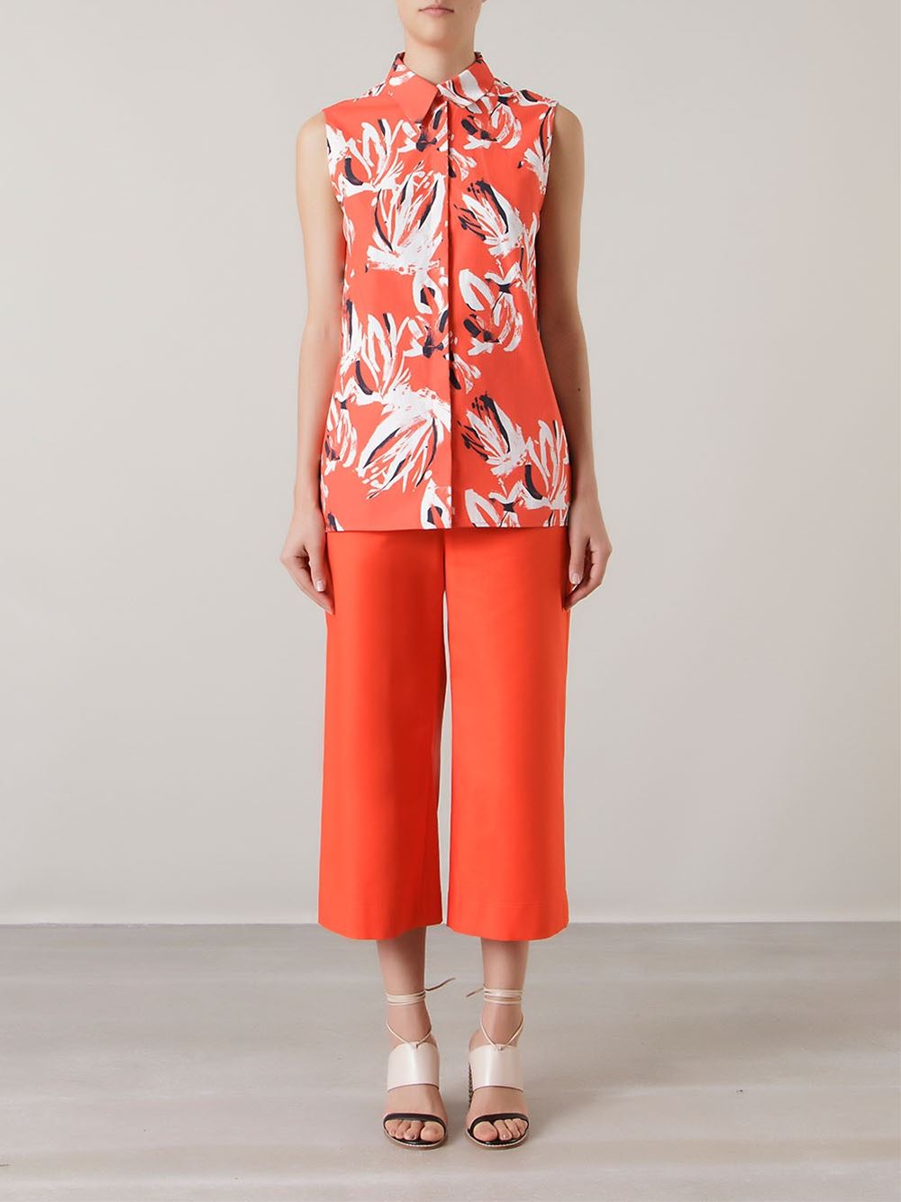 abstract print shirt