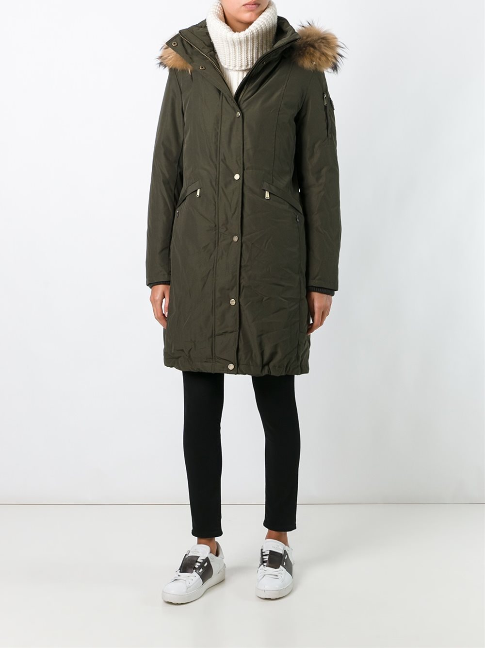 hooded parka coat