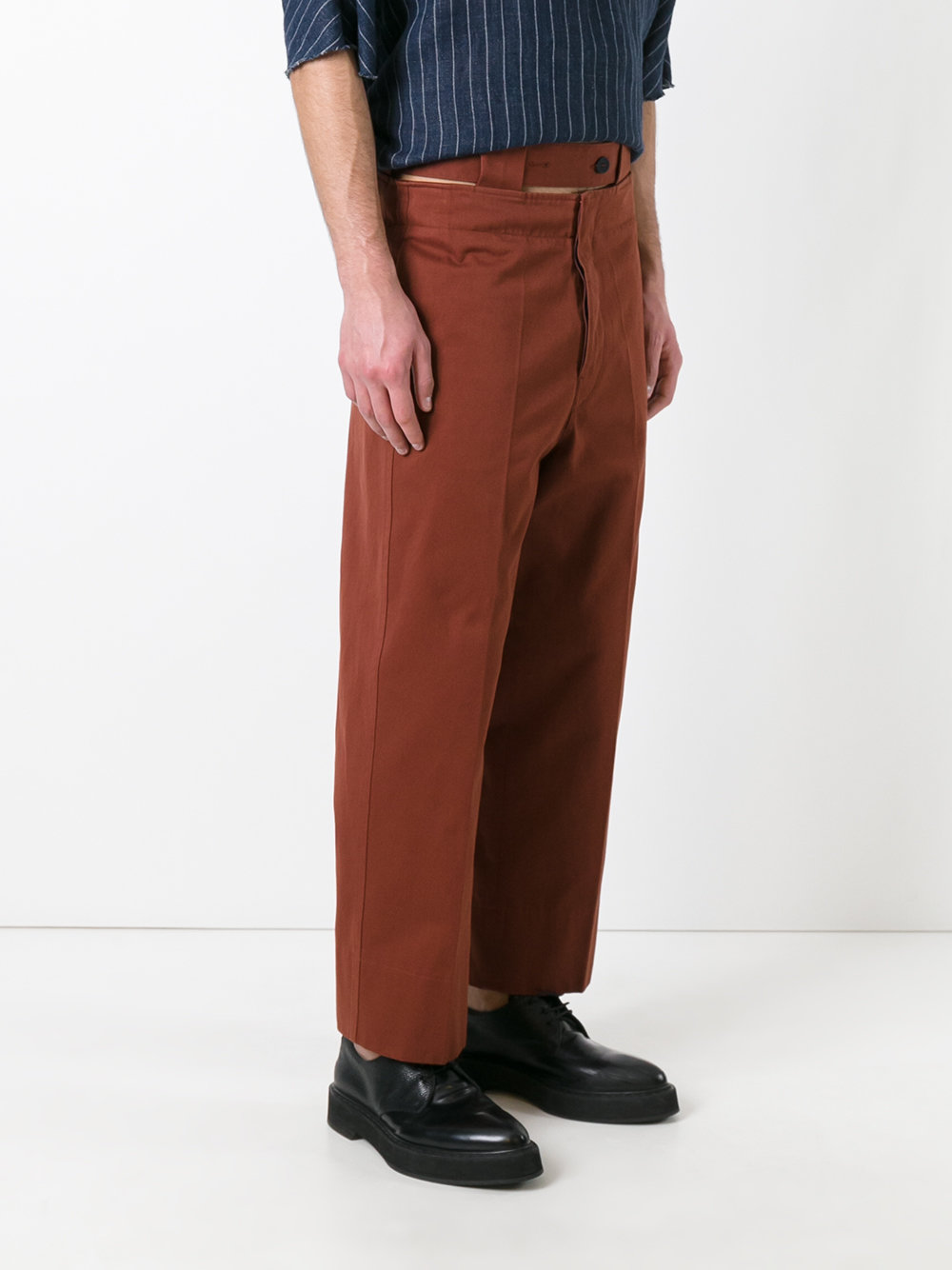 cut out waistband trousers