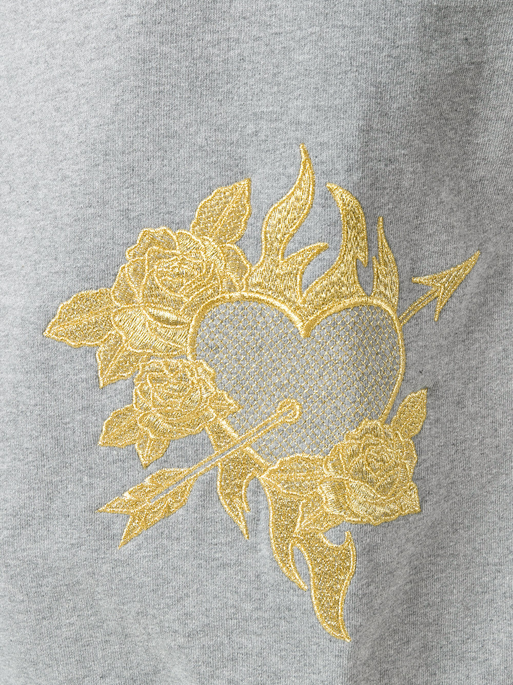 floral embroidered sweatshirt 