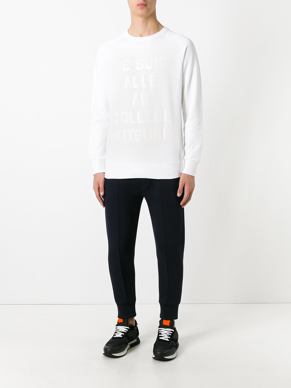 'je suis' print sweatshirt