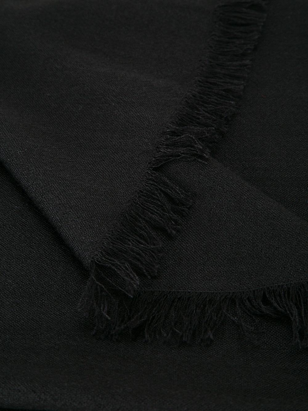 raw edge scarf