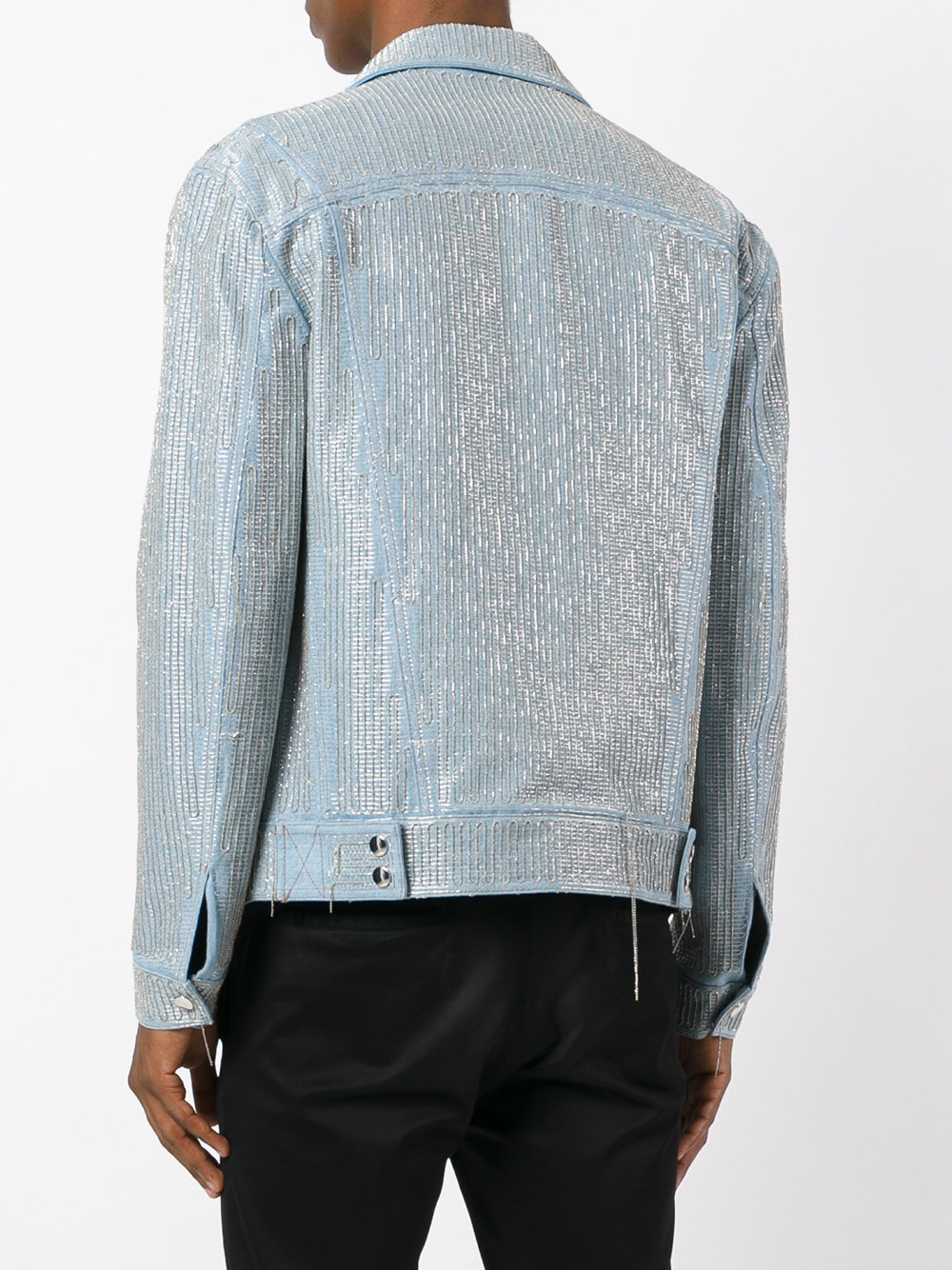 embellished denim jacket