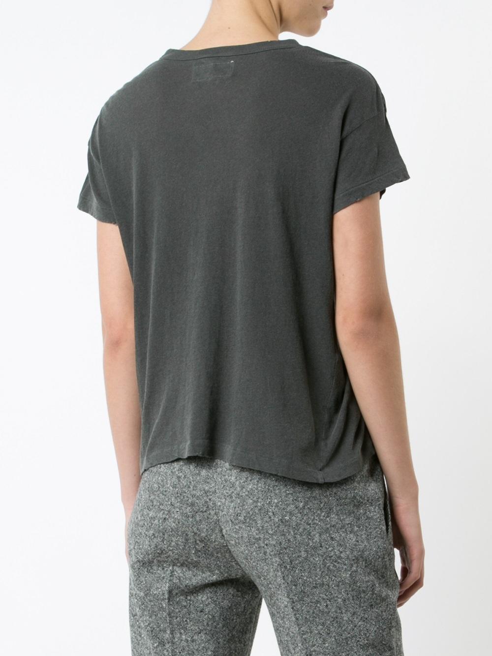 abstract print T-shirt