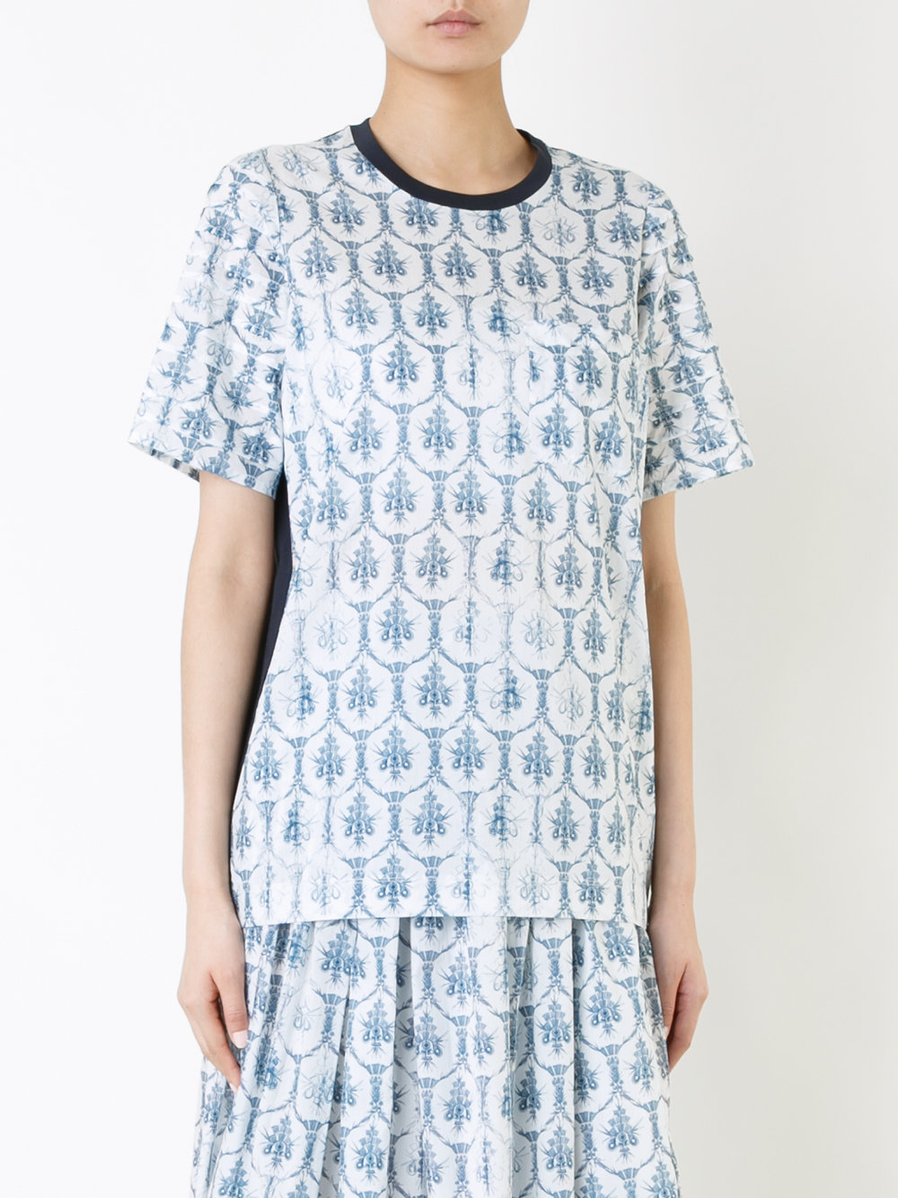 floral print T-shirt