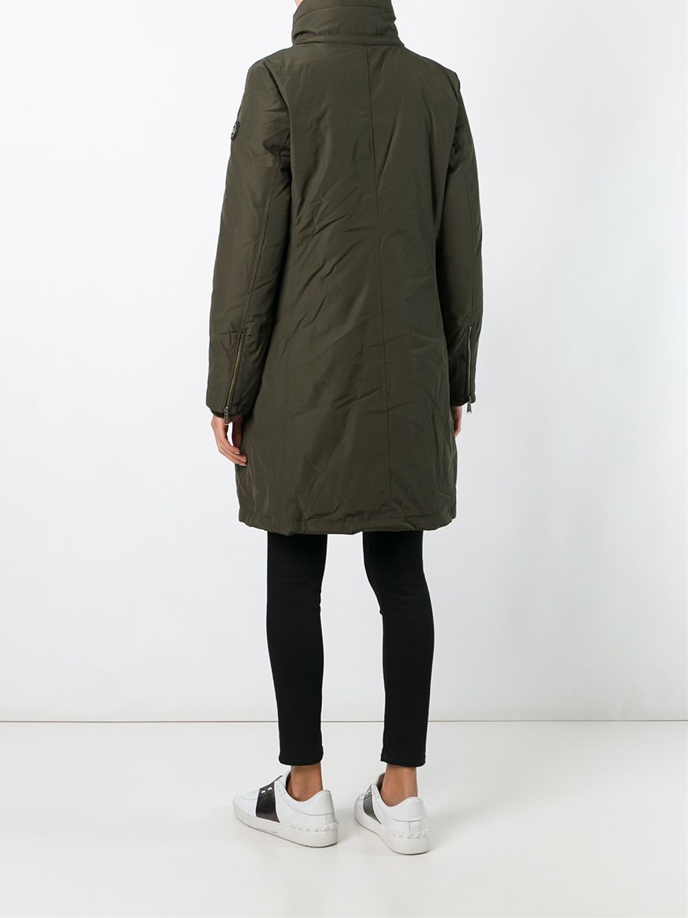 hooded parka coat