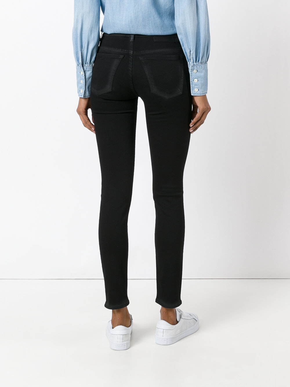 high-rise skinny jeans