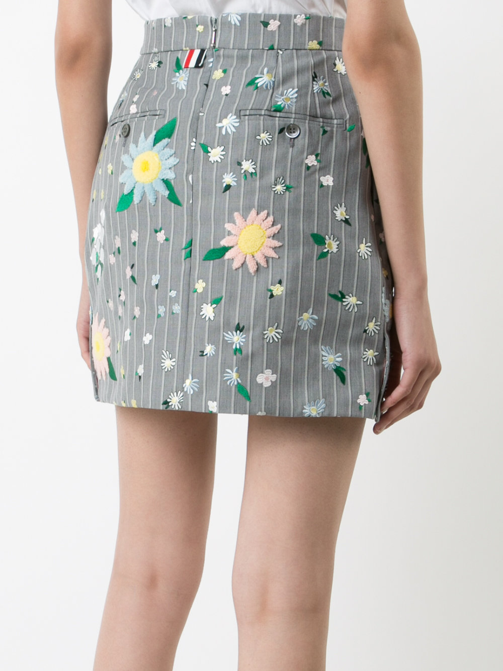 floral mini skirt 