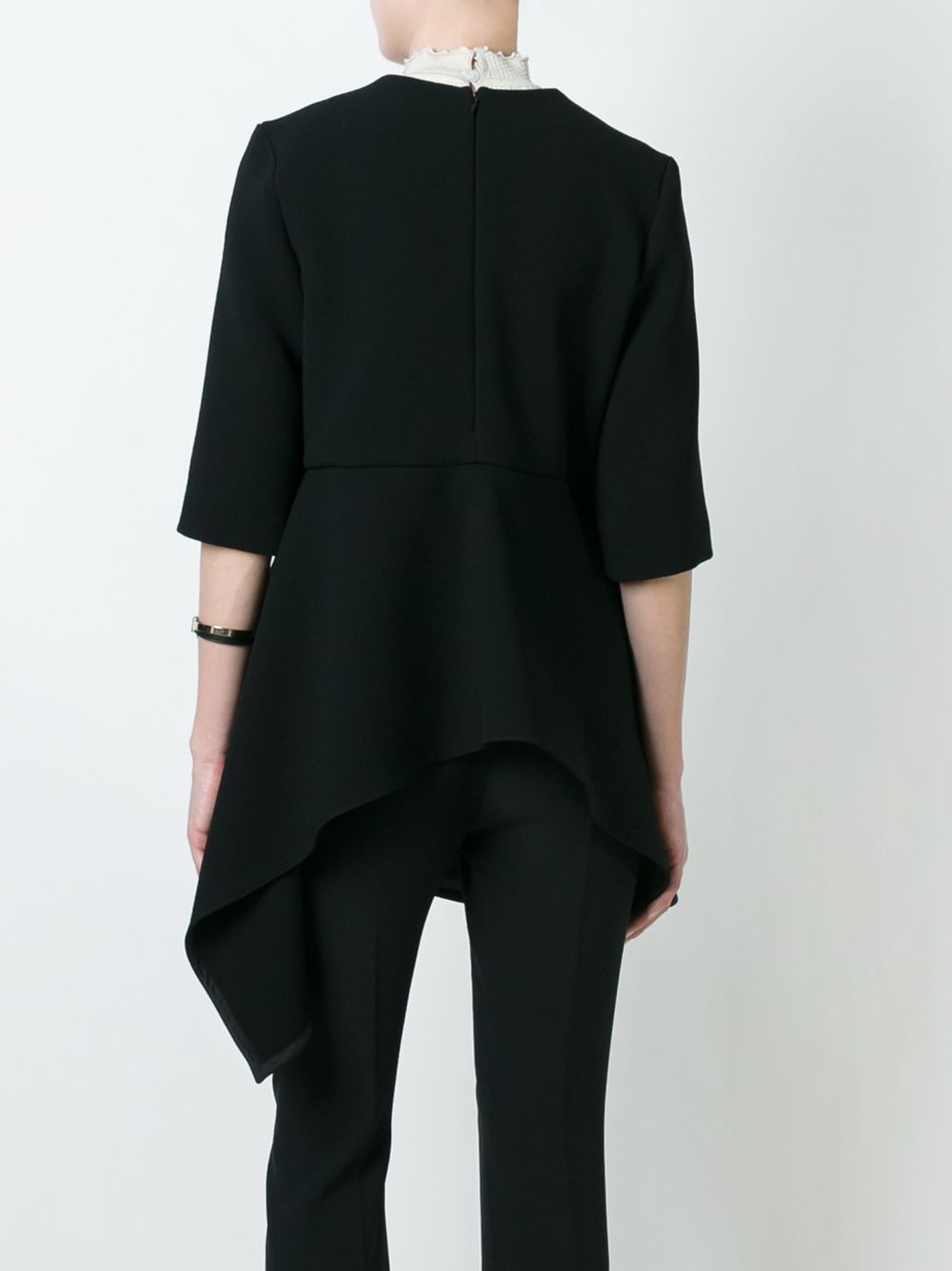 asymmetric hem top