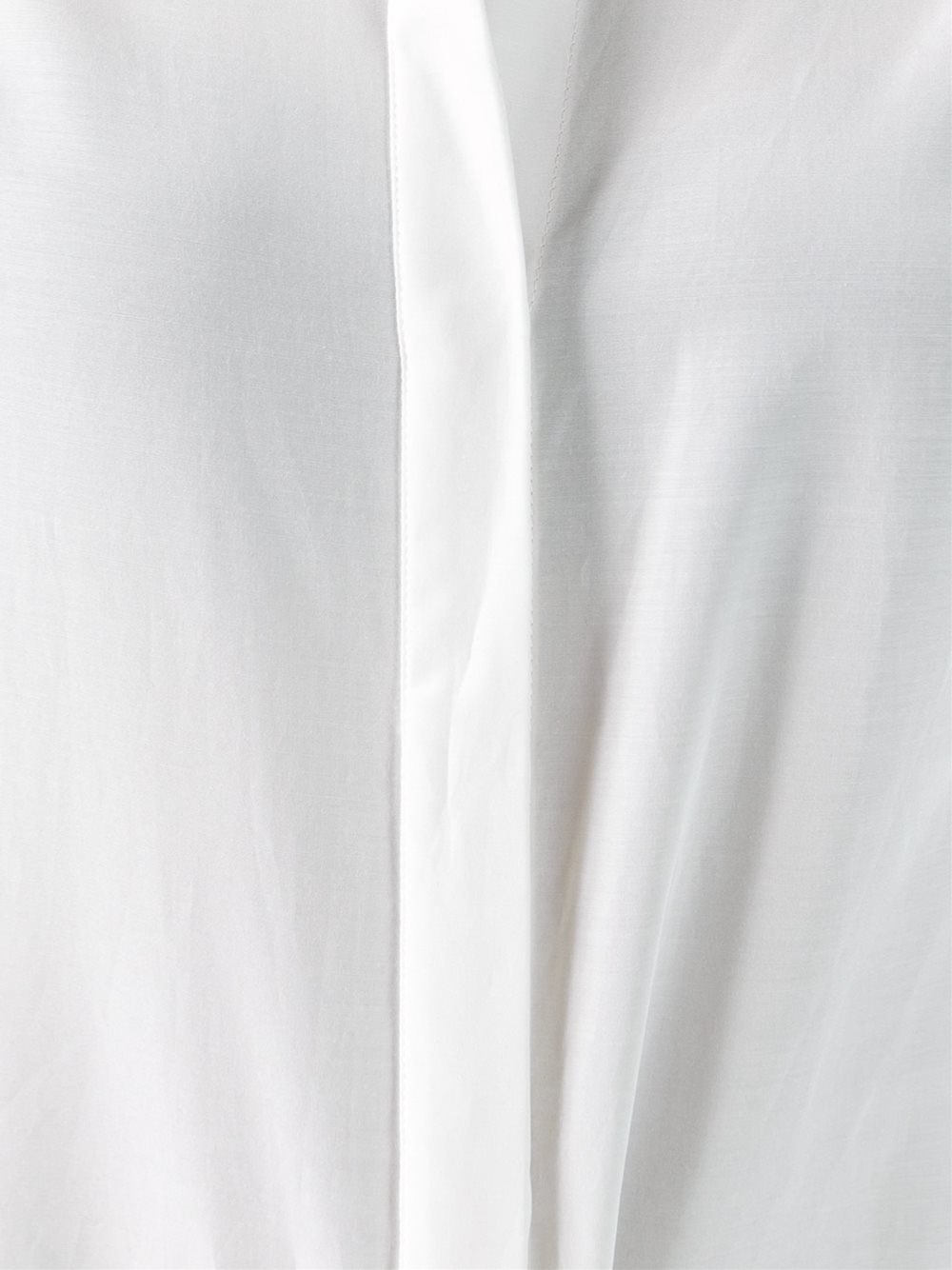 band collar shirt