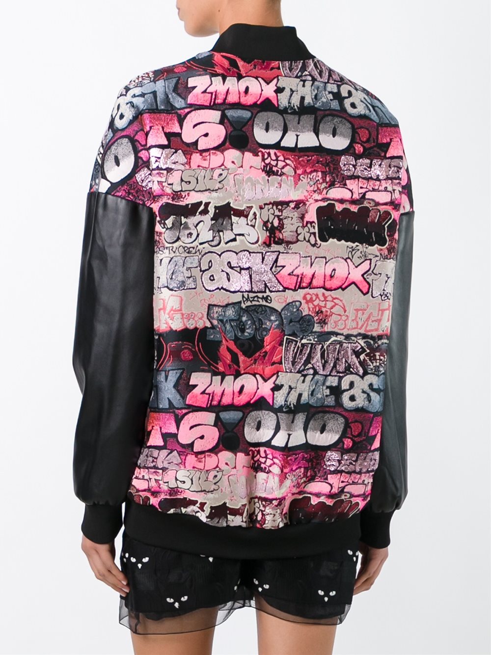 graffiti bomber jacket