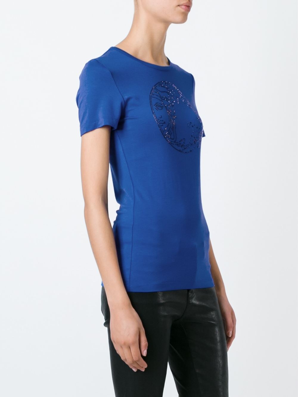 studded 'Medusa' T-shirt