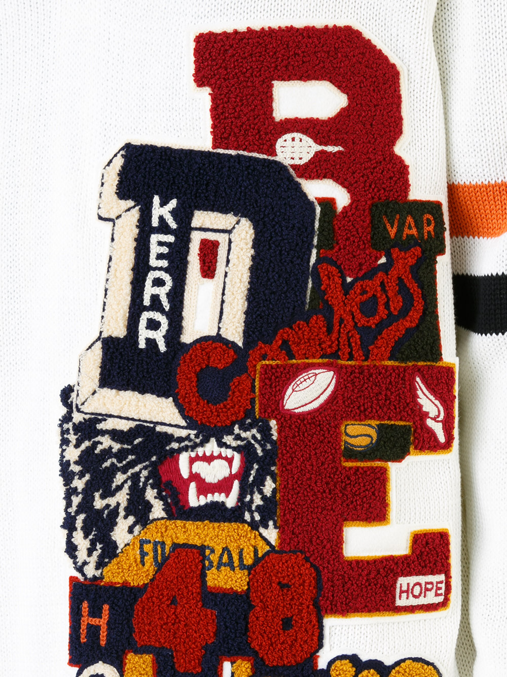 embroidered sweater